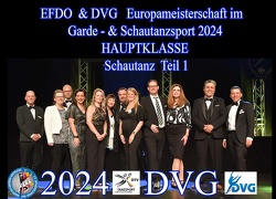 EFDO & DVG Europameisterschaft in Garde und Schautanz Rubrik Schautanz Teil 1